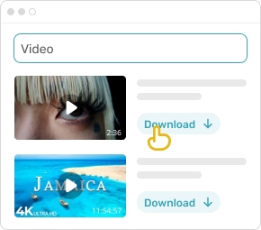 Seleccione el vídeo deseado de los resultados